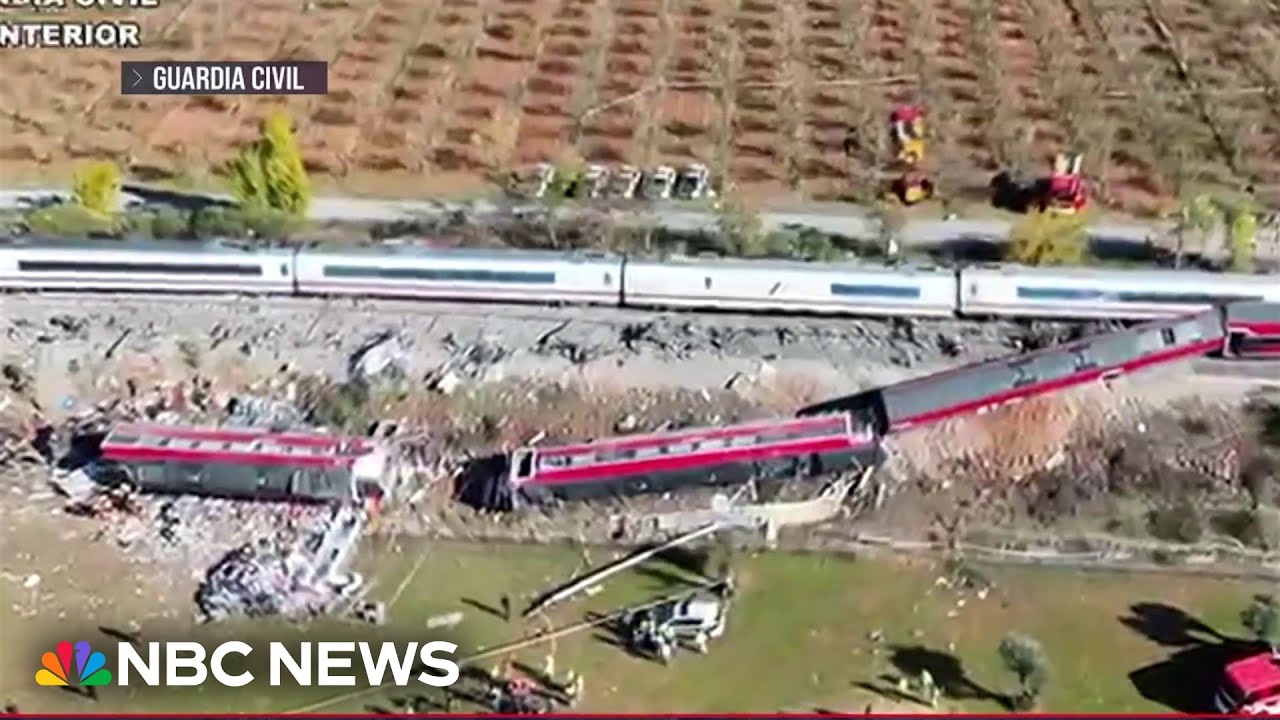 Train crash kills at least 68 in Spain