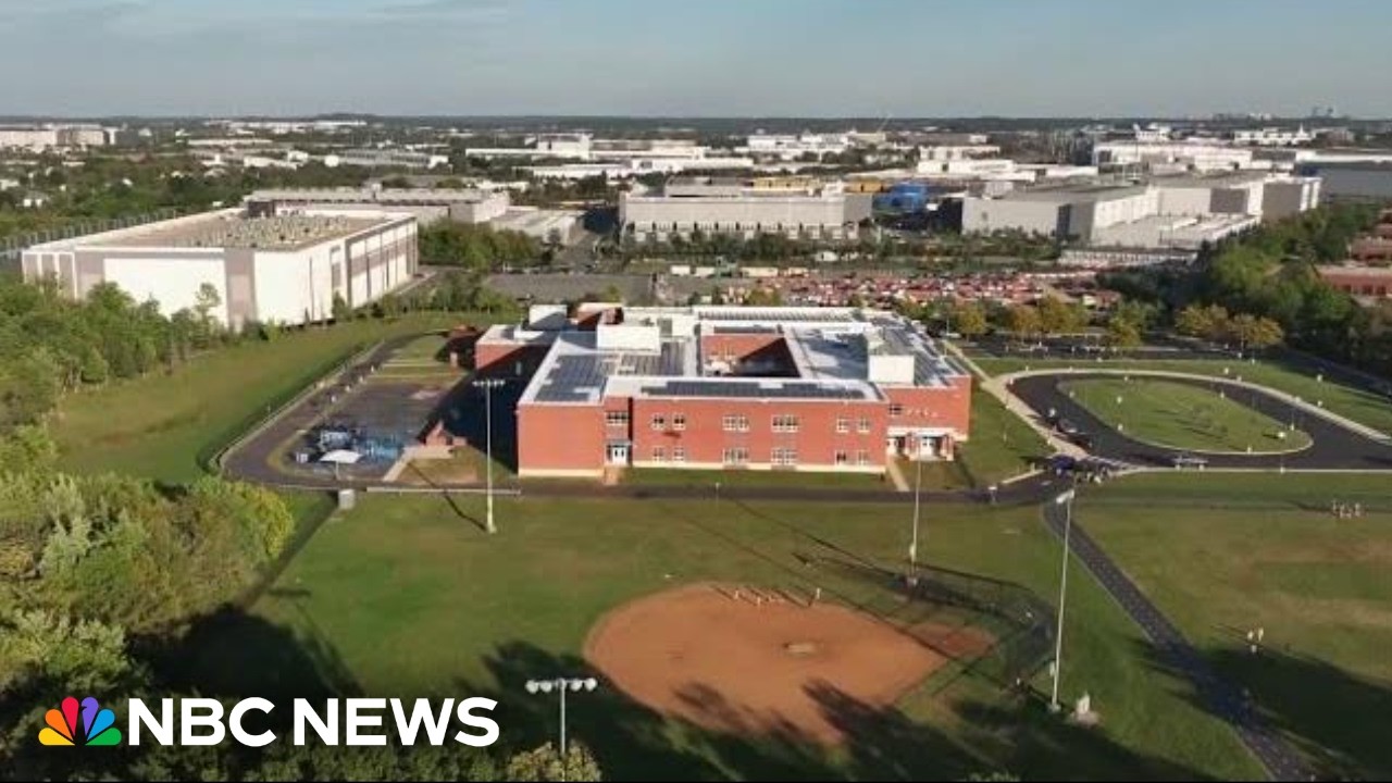 Elementary school in middle of 11 data centers