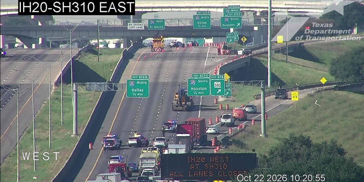 One person dead after hours-long standoff closes I-45 and I-20 interchange – Audacy