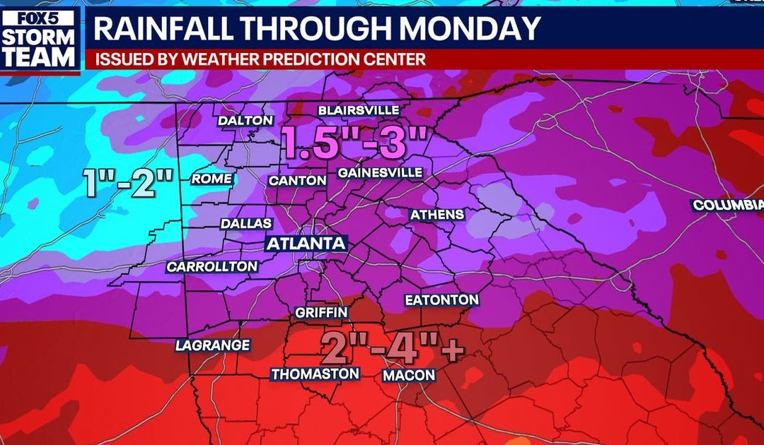 Friday morning weather forecast – FOX 5 Atlanta