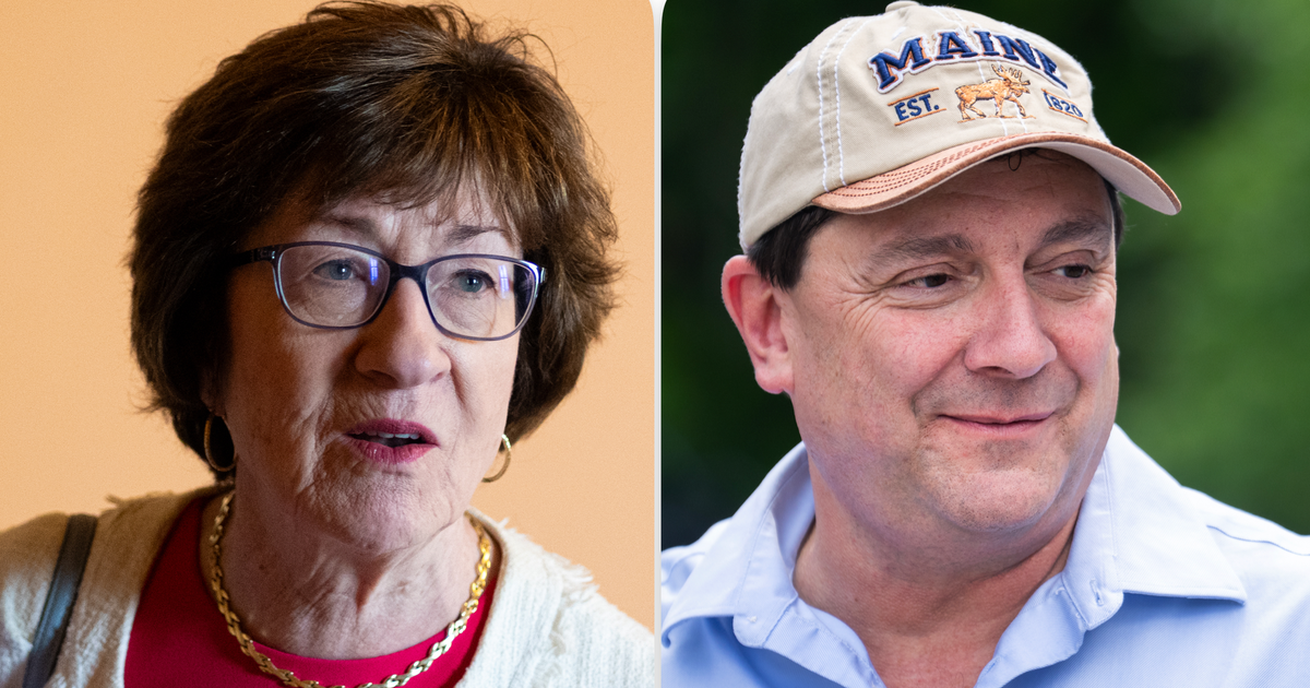 CBS News poll finds voters split on state v. national focus in tied Maine Senate race – CBS News