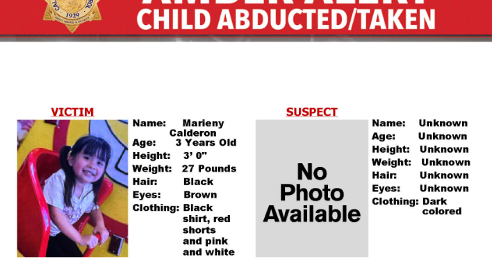 Amber Alert issued for 3-year-old girl taken from South Los Angeles – CBS News