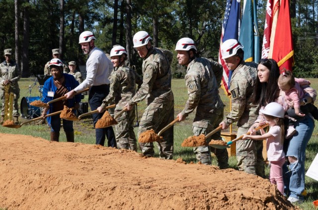 Jackson, USACE breaks ground on new child center