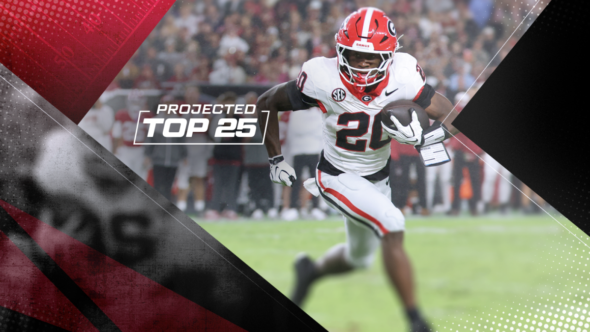 Tomorrow's Top 25 Today: Georgia takes over No. 1, Oregon and Florida fall in new college football rankings