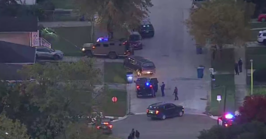 Police investigation underway in Dixmoor, Illinois – CBS News