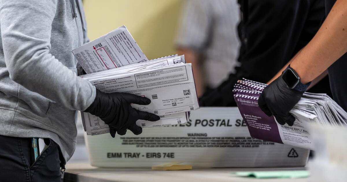 Justice Dept. sues California, seeks to stop state from counting 20,000 ballots – Los Angeles Times