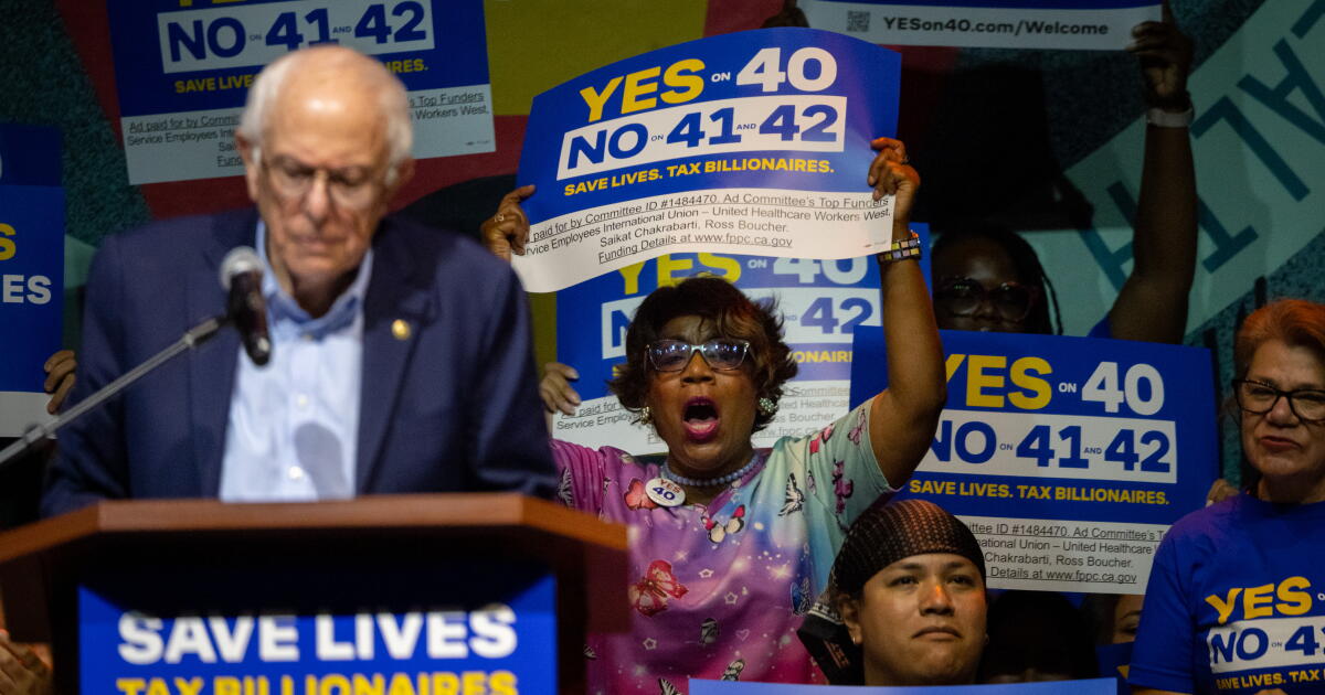 Support dwindles for wealth tax, voter ID ballot measures, new poll shows – Los Angeles Times