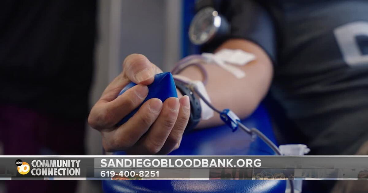 San Diego Blood Bank Urges Holiday Donations as Supply Faces Seasonal Strain – 10News.com